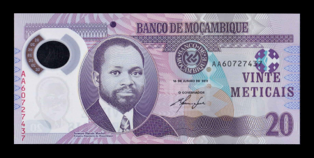 Mozambic 20 Meticais 2011, polimer, necirculata [1]