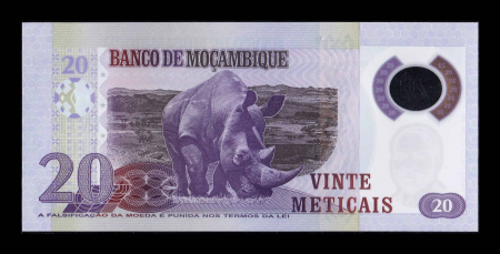 Mozambic - Mozambic 20 Meticais 2011, polimer, necirculata