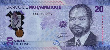 Mozambic - Mozambic 20 Meticais 2024, polimer, necirculata