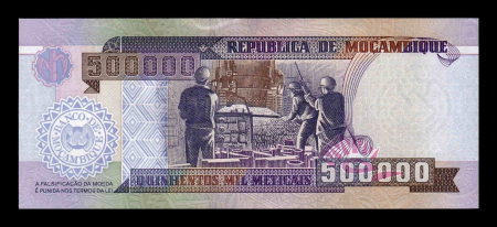 Mozambic - Mozambic 500000 Meticais 2003, necirculata