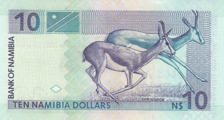 Namibia - Namibia 10 Dolari 2001, necirculata