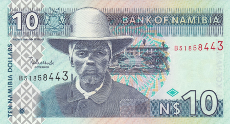 Namibia 10 Dolari 2001, necirculata [1]