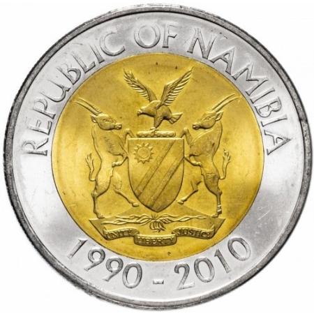 Namibia 10 Dolari 2010, a 20 a Aniversare a Bancii Namibiei, UNC [1]