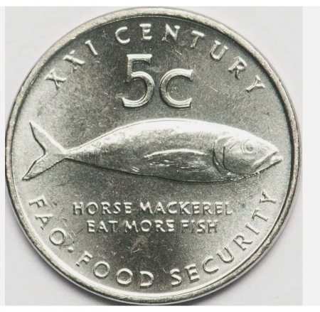 Monede Africa - Namibia 5 centi 2000 FAO, UNC