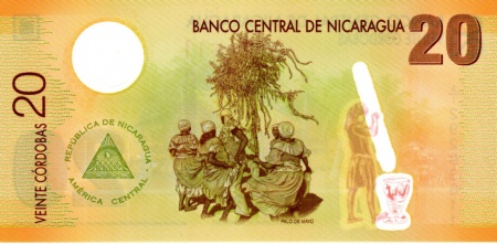 Nicaragua 20 Cordobas 2007(2012) polimer, necirculata [1]