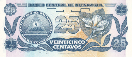 Nicaragua 25 centavos 1991, Francisco Hernandez de Cordoba, necirculata [1]