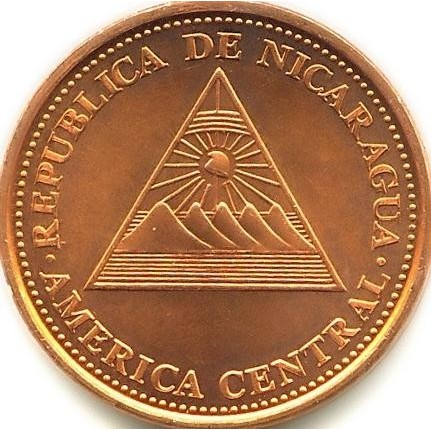 Monede America - Nicaragua 5 centavos 2002, necirculata