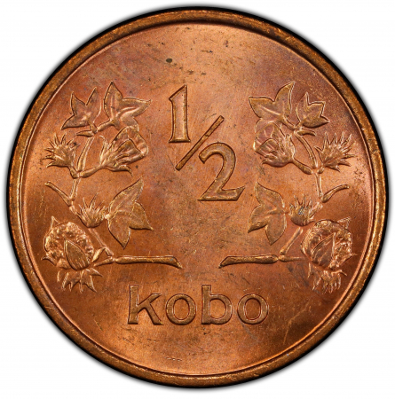 Nigeria 1/2 Kobo 1973, necirculata [1]