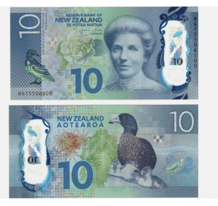 Bancnote Australia si Oceania - Noua Zeelanda 10 Dolari 2015, POLYMER, necirculata