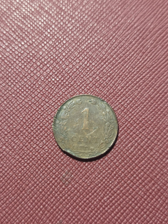 Monede Europa - Olanda 1 cent 1904, circulata