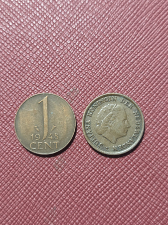 Monede - Olanda 1 cent 1948-1950