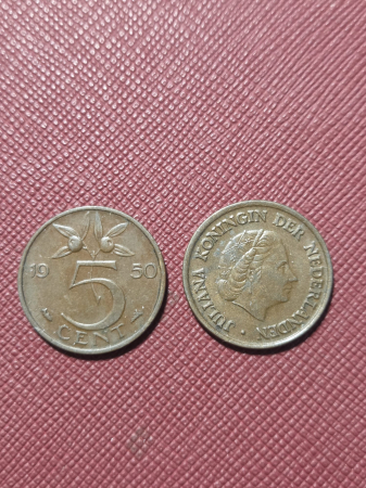 Monede - Olanda 5 centi 1950-1980