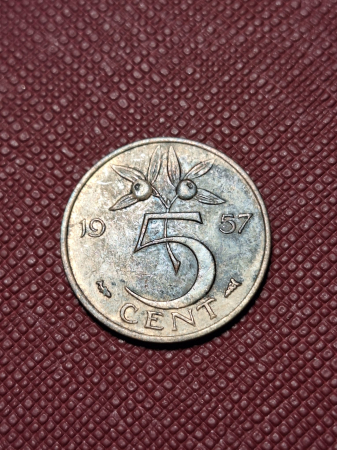 Olanda 5 centi 1957 [1]