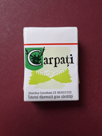 Pachet Carpati, eticheta originala, polistiren in interior, destinat expunerii / cadou [3]