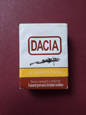 Pachet Dacia, eticheta originala, polistiren in interior, destinat expunerii / cadou [3]