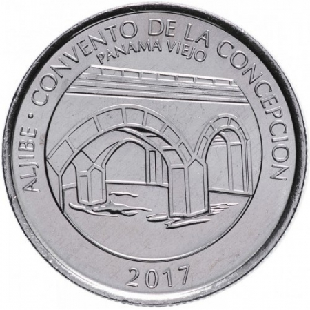Panama 1/2 Balboa 2017 Royal Bridge Panama Viejo [1]