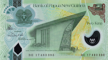 Papua Noua Guinee, 2 Kina 2023 polimer, necirculata [0]