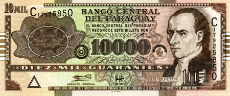 Paraguay 10000 Guaranies 2004, necirculata [0]