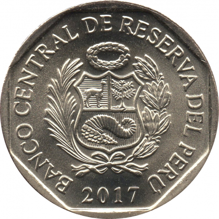 Peru 1 sol, 2017 Ursul cu ochelari, UNC [3]