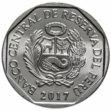 Peru 1 sol, 2017 Ursul cu ochelari, UNC [1]