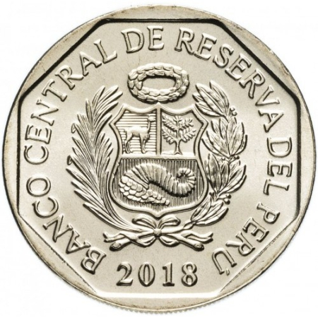 Peru 1 sol 2018, Tapirul de Munte, UNC [1]