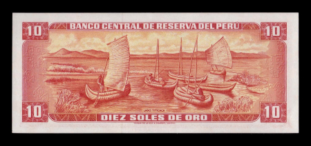 Peru - Peru 10 Soles de Oro 1975, necirculata