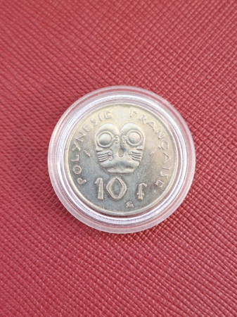 Monede Australia si Oceania - Polinezia Franceza, 10 Franci 1983, incapsulata