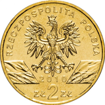 Polonia 2 zloti 2010, Liliac mic cu potcoava, UNC [1]