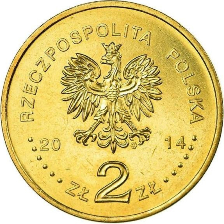 Polonia 2 zloti 2014, 100 de ani - Nașterea lui Jan Karski, luptator in Miscarea de Rezistenta, UNC [1]