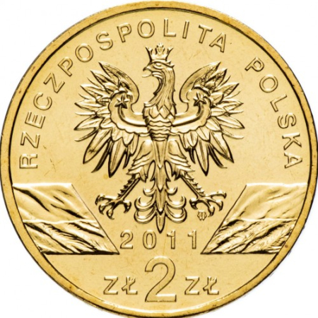 Polonia 2 zloti 2011, Bursucul, UNC [1]