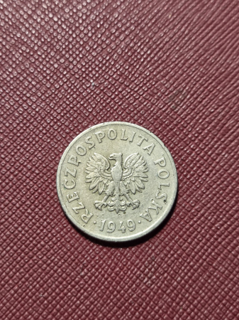 Monede straine - Polonia 50 groszy 1949