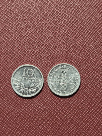 Monede Europa - Portugalia 10 centavos 1971