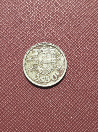 Portugalia 2.5 escudos 1977 [1]