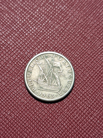 Monede - Portugalia 2,50 Escudos 1963