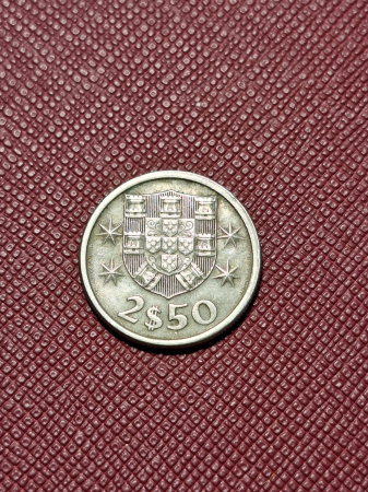 Monede - Portugalia 2,50 Escudos 1969