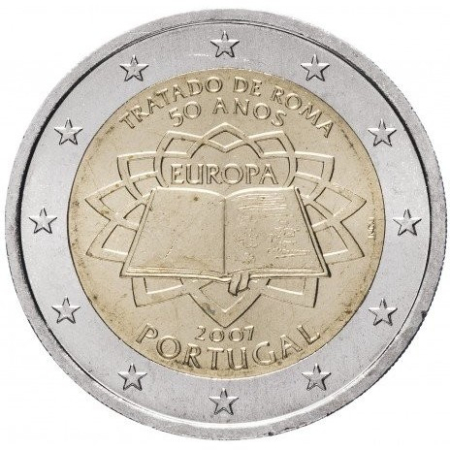 Portugalia - Portugalia 2 euro 2007, A 50-a aniversare a Tratatului de la Roma, UNC