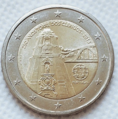 Portugalia - Portugalia 2 euro 2013, Turnul Clericilor, UNC