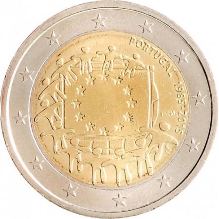 Portugalia - Portugalia 2 euro 2015, A 30-a aniversare a drapelului Europei, UNC