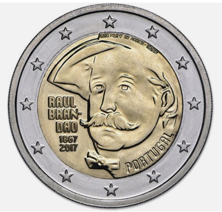 Portugalia - Portugalia 2 euro 2017 Raul Brandao, UNC