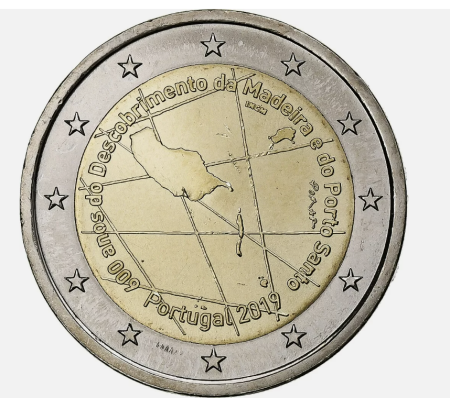 Portugalia - Portugalia 2 euro 2019 Madeira, UNC
