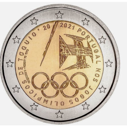Portugalia - Portugalia 2 euro 2021, Jocurile Olimpice de la Tokyo, UNC