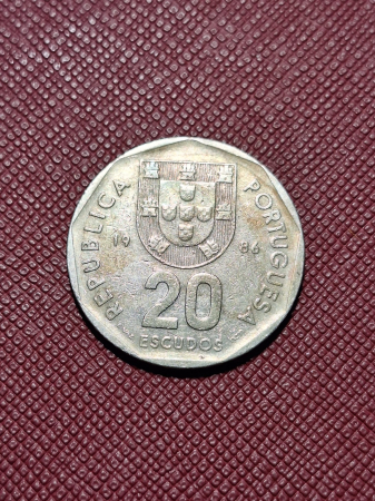 Monede - Portugalia 20 Escudos 1986