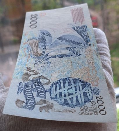 Portugalia 2000 Escudos 1991, aproape necirculata [3]