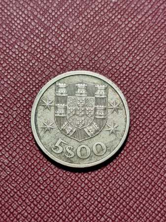 Portugalia 5 Escudos 1970 [1]