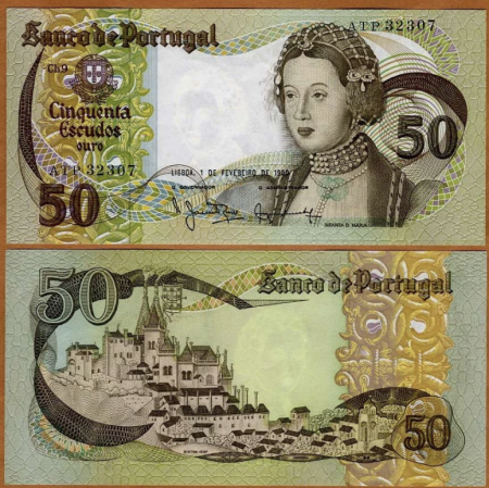 Portugalia - Portugalia 50 Escudos 1980, UNC