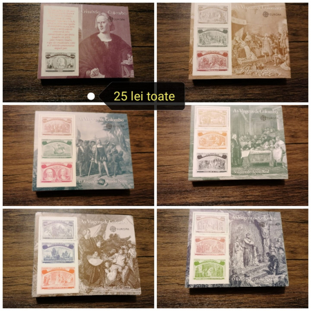 Timbre - PORTUGALIA C.COLUMB A 500-A ANIVERARE DE LA DESCOPERIREA AMERICII, COMPLET MNH