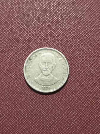 Monede America - Rep Dominicana 25 centavos 1976
