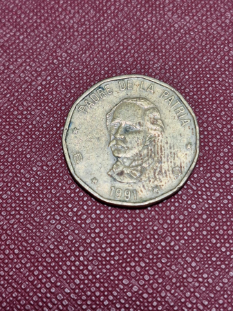 Republica Dominicana, 1 peso 1991 [1]