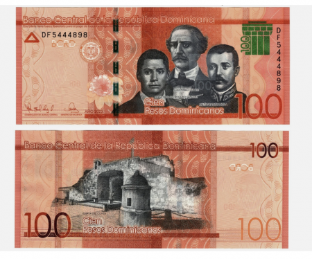 Republica Dominicana - REPUBLICA DOMINICANA 100 pesos 2023, necirculata