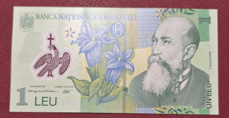 Romania 1 buc x 1 leu 2024, polimer, necirculata [1]